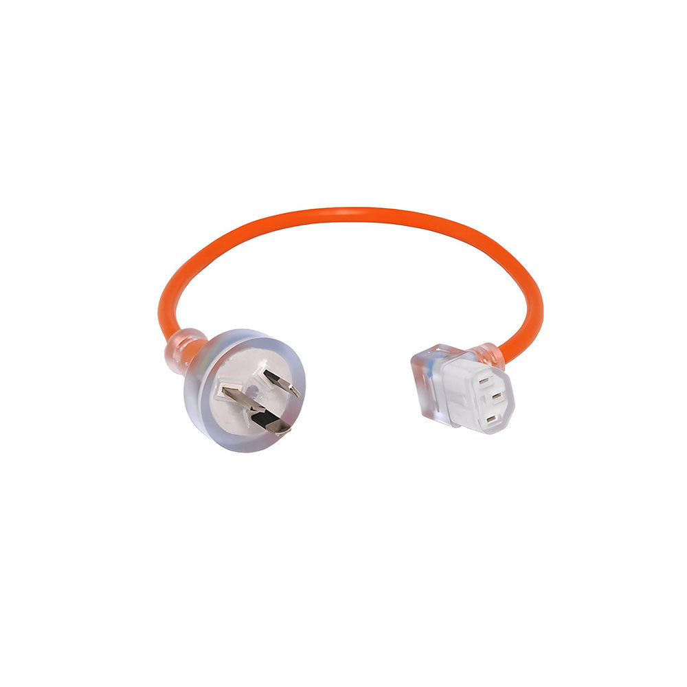 Short IEC Cable - Suits Pacvac, Pullman, Hako, Cleanstar Backpack Vacuum Cleaners