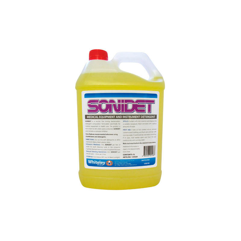 Whiteley Sonidet 5Lt Neutral Detergent for Medical and Surface Cleaning