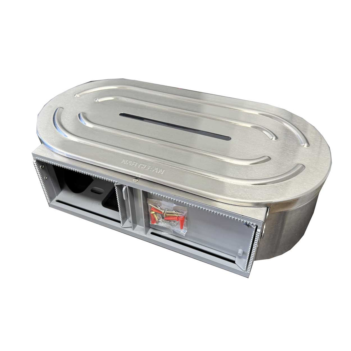 Stainless Steel Twin Jumbo Toilet Roll Dispenser – Durable Design