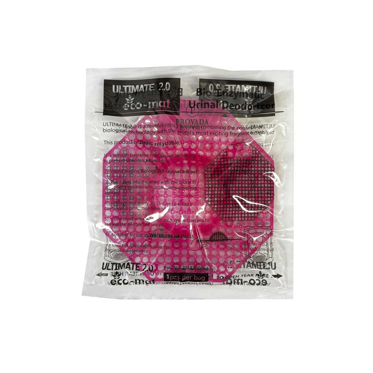 Ultimate 2.0 Eco-Mat Mango Urinal Deodoriser Pads for Urinals