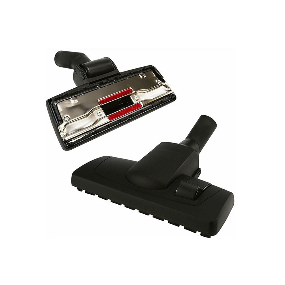 Underneath view of multifit floor tool with soft floor-protecting bristles.