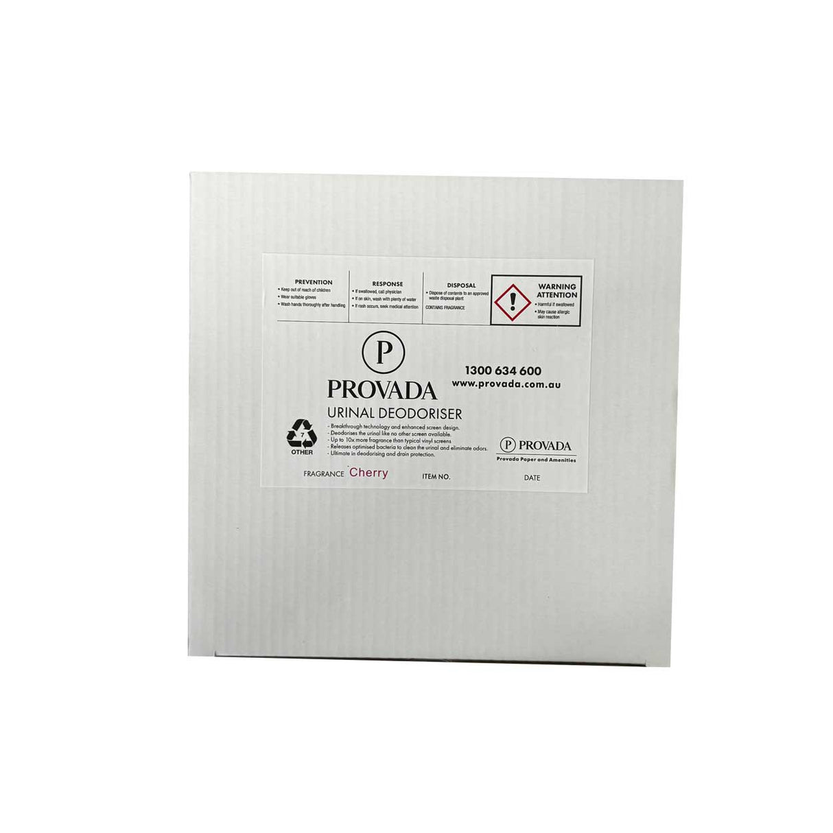 Urinal Screen Anti Splash Pad Cherry