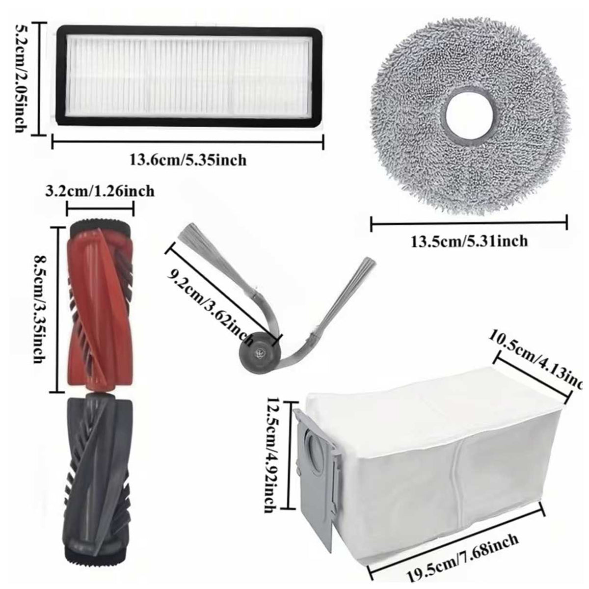 service kit Roborock Qrevo Curv Edge and C robot vacuums