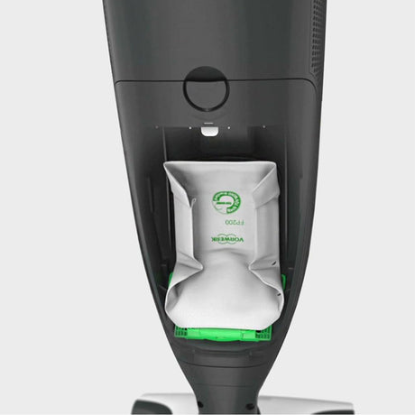 Vorwerk VK200 vacuum cleaner with installed premium filter bag