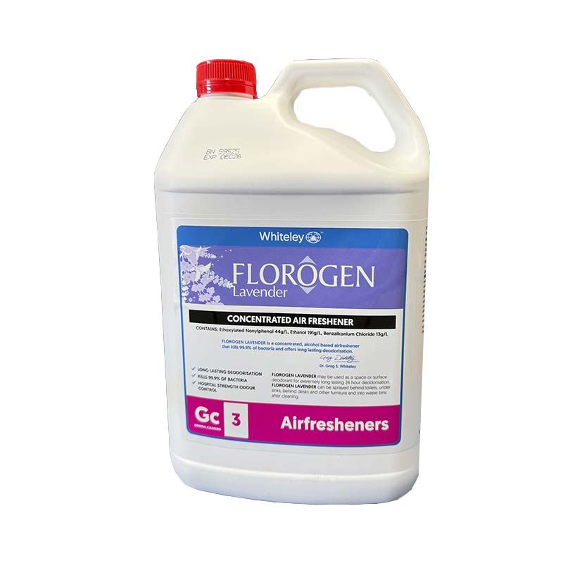 Whiteley Florogen Lavender Alcohol Based Deodoriser for Surfaces and Air 5L