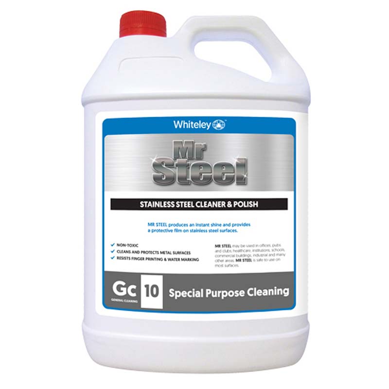 Whiteley MR STEEL Stainless Steel Cleaner and Polish 5L