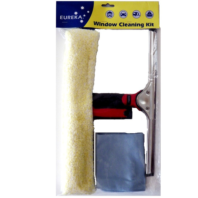 Complete window cleaning set for homes and commercial use