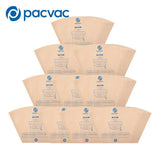 100 x Genuine Pacvac Superpro Disposable Paper Dust Bags
