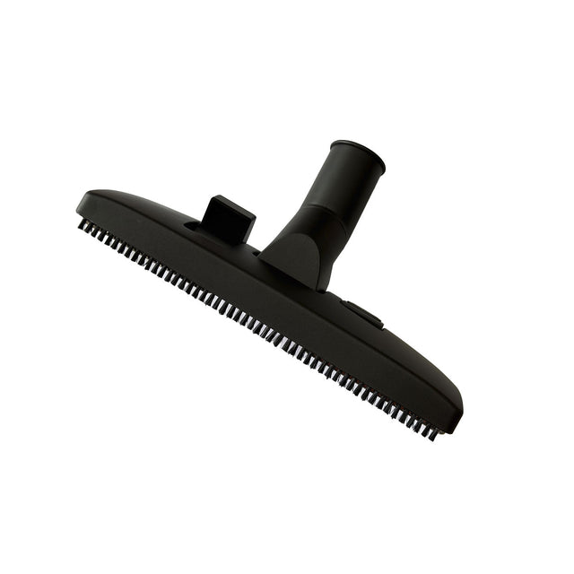 Hard floor mode on vacuum head showing dense protective bristles.