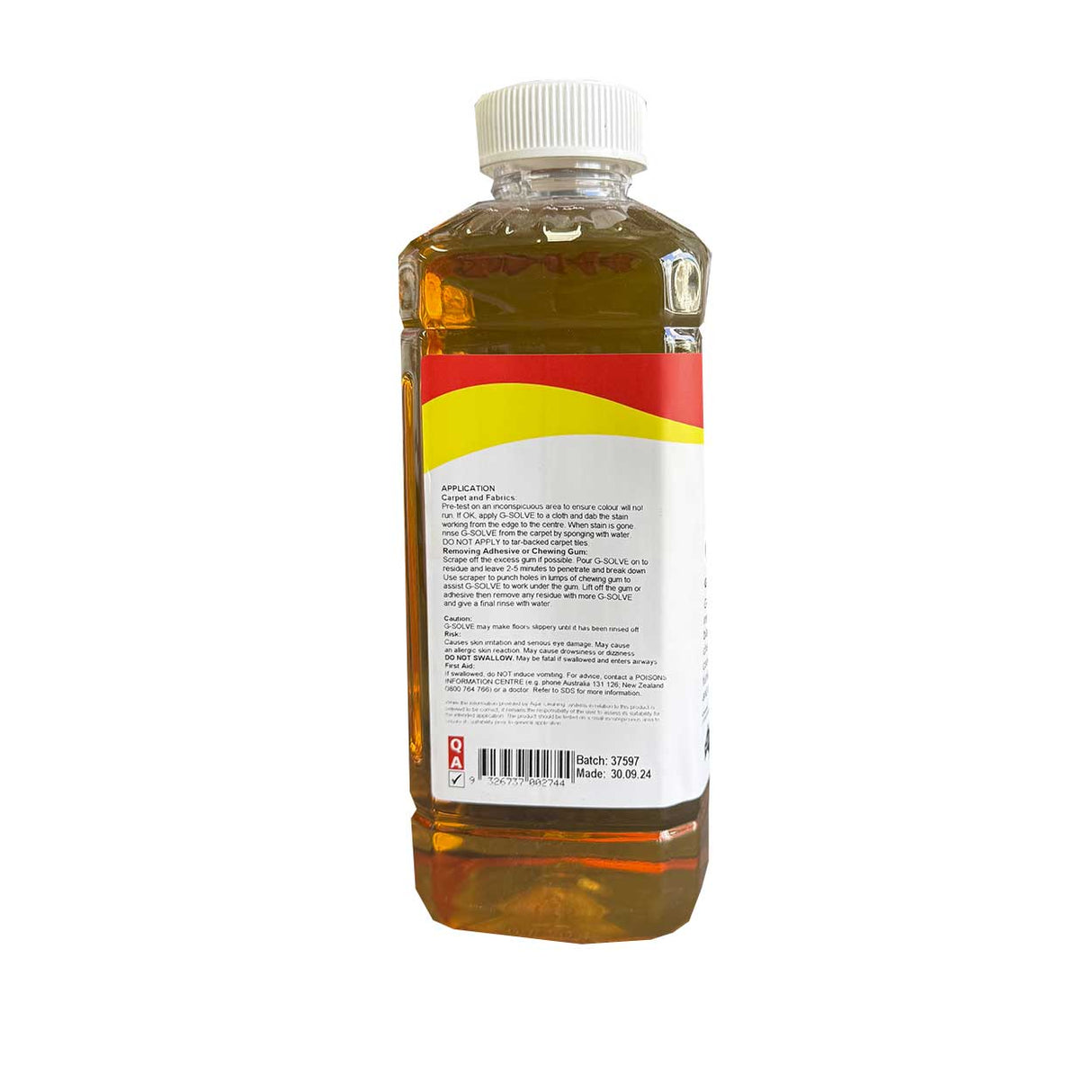 GSOLVE Professional Solvent Cleaner for Carpets Clothing and Hard Surfaces
