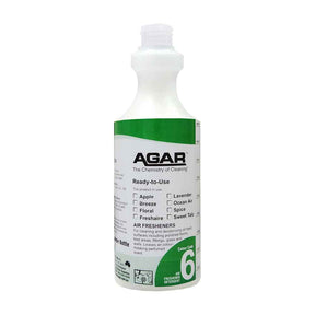 Agar printed spray bottle Air Freshener Code 6 standing upright