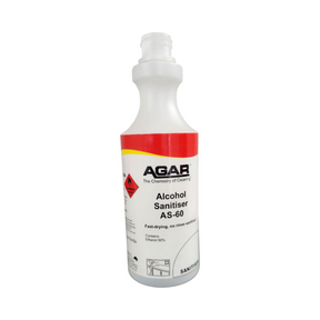 Commercial bottle for hand and surface sanitiser