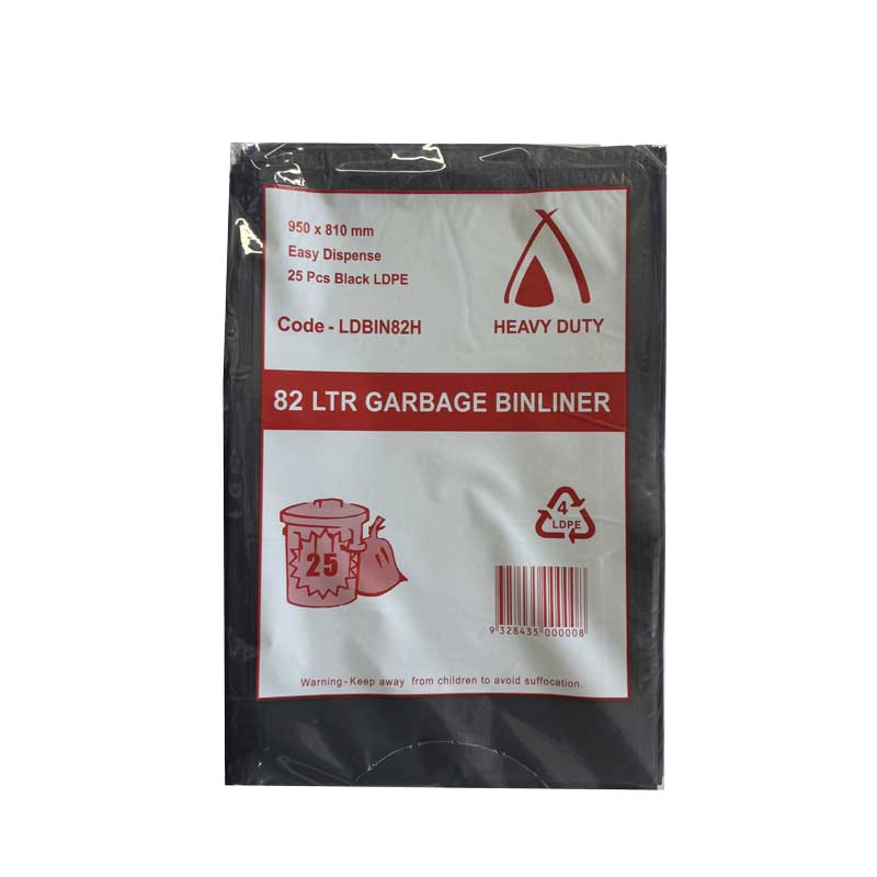 Bin Liner 82L Heavy Duty - Strong and Reliable Waste Solution