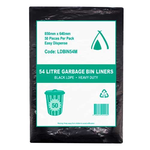 Low-density garbage bags and bin liners are engineered to resist puncturing and splitting, making them ideal for a variety of settings