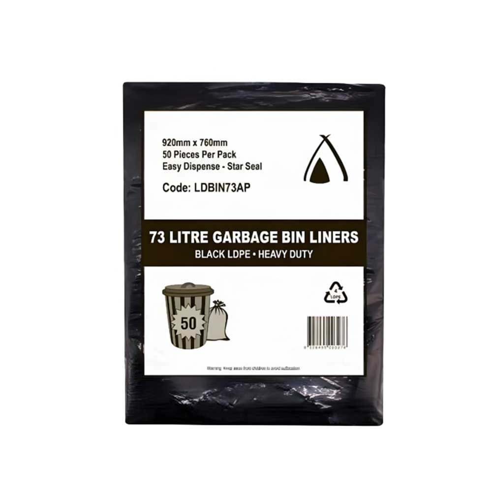 Garbage Bin Liner Heavy Duty 73 Ltr  - Tough & Reliable Waste Solution