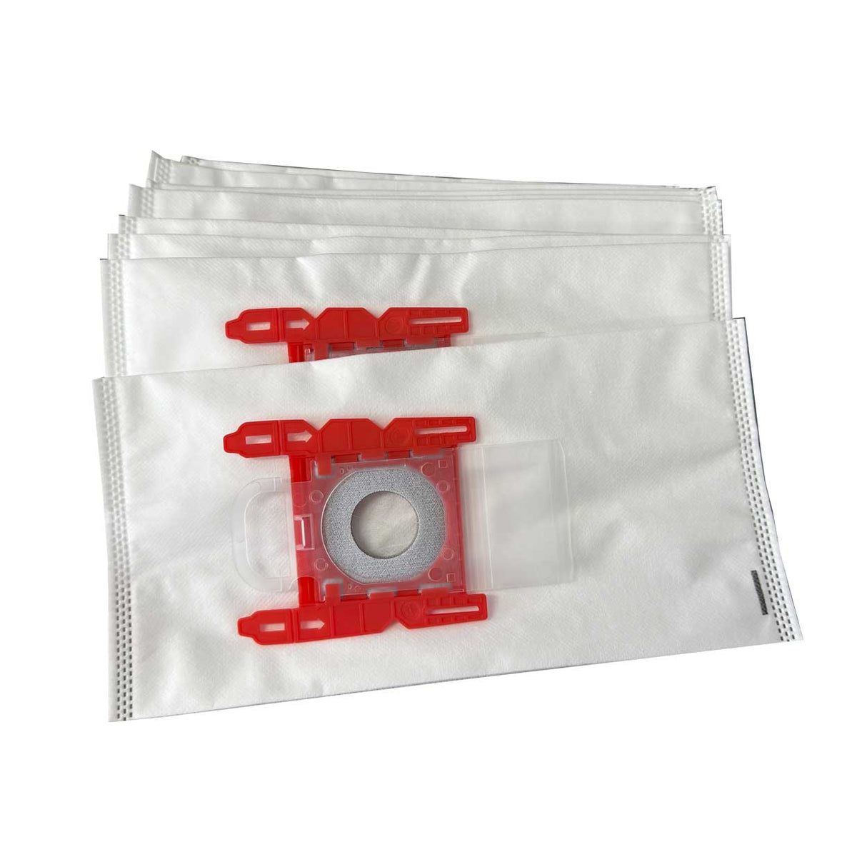 Set of replacement synthetic dust bags suitable for Bosch In'genius ProSilence and Zoo'o ProAnimal vacuums.