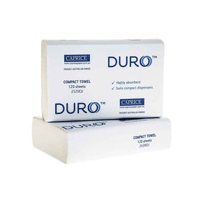 Caprice Duro hand towel carton on white background