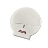 Caprice Jumbo Toilet Roll Dispenser, White ABS Plastic (DPJW)