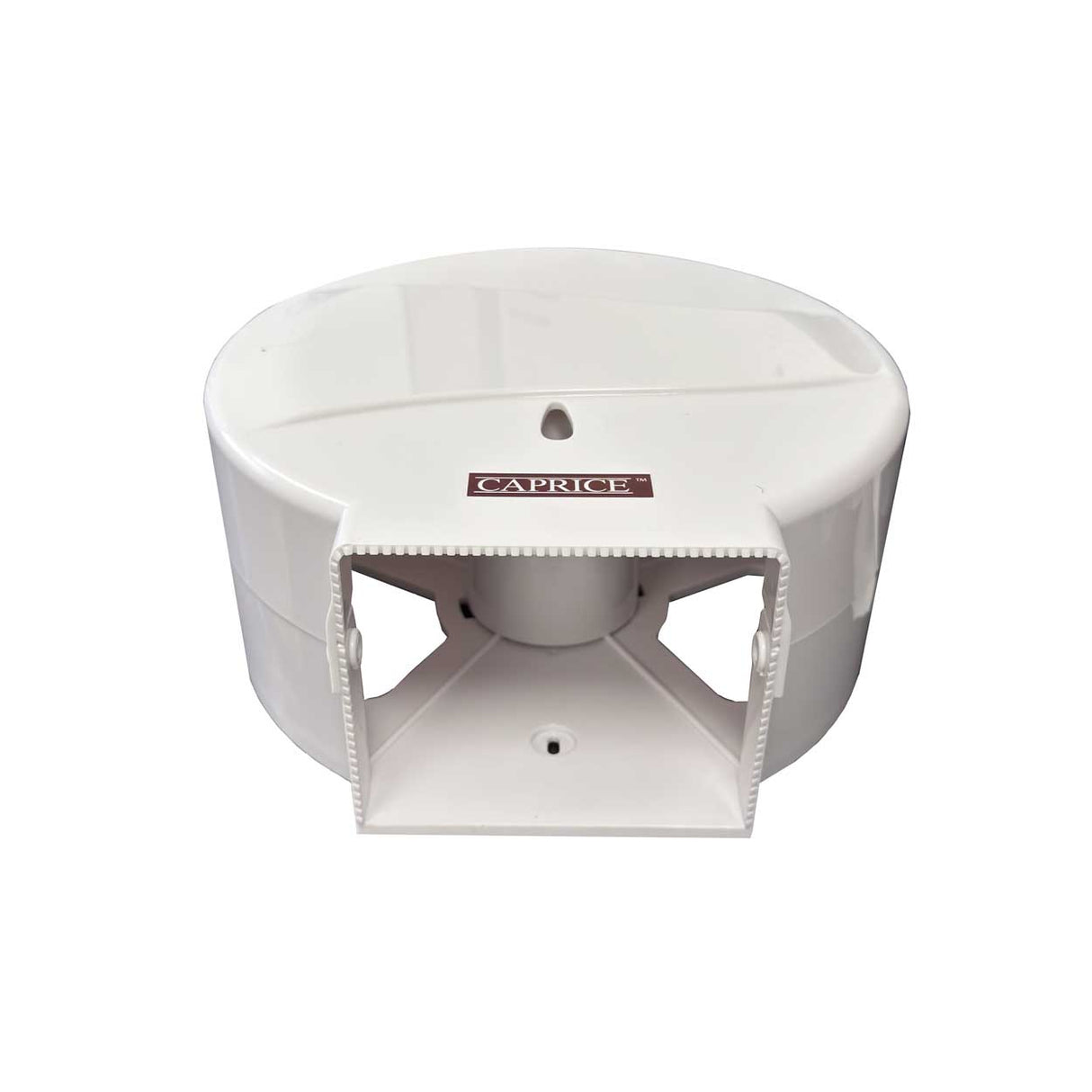 Caprice Jumbo Toilet Roll Dispenser, White ABS Plastic (DPJW)