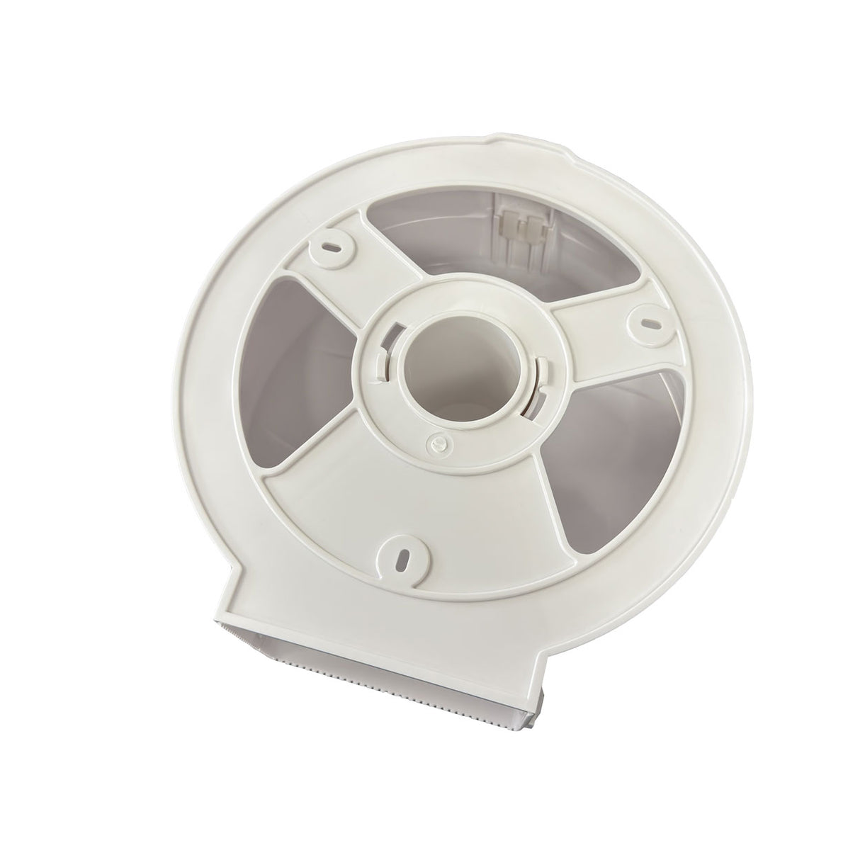 Caprice Jumbo Toilet Roll Dispenser, White ABS Plastic (DPJW)