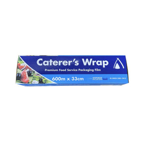 premium caterers wrap commercial food grade cling film 33cm x 600m