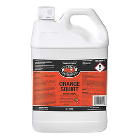 Professional orange-fragranced degreaser for commercial kitchen use