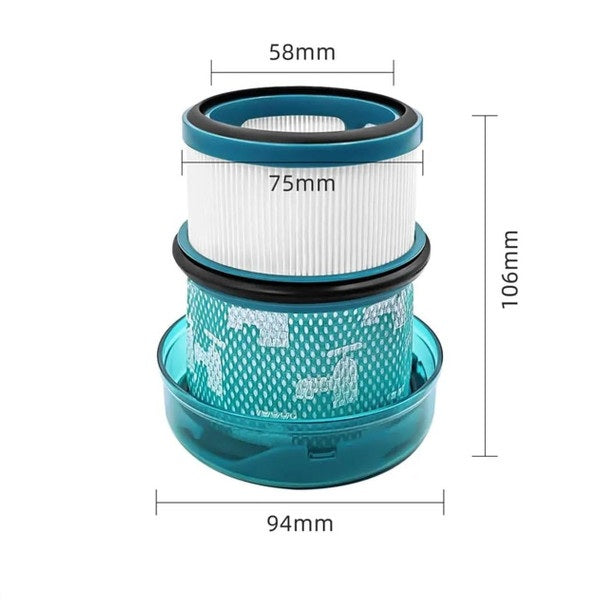 Washable HEPA filter replacing Dyson part number 974676-01