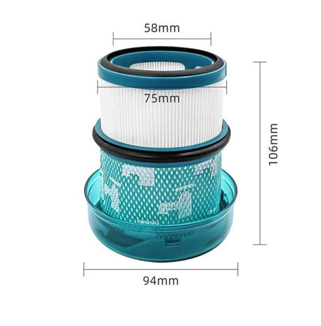 Washable HEPA filter replacing Dyson part number 974676-01