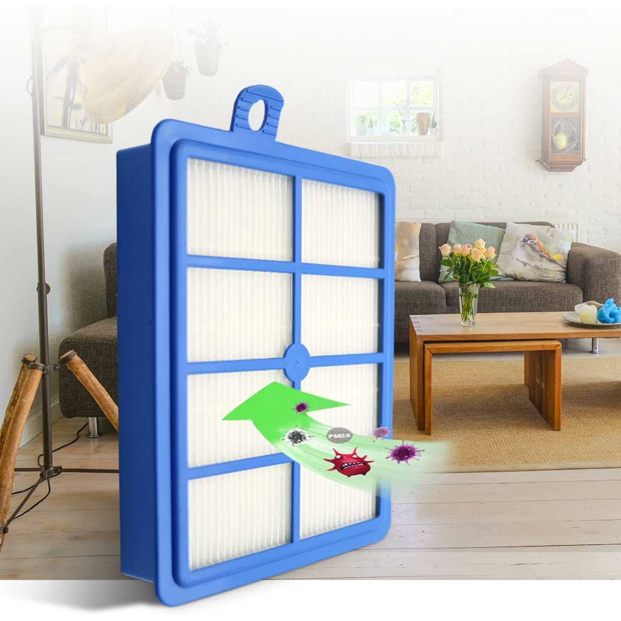 Exhaust HEPA filter for Electrolux, Volta, Wertheim, Phillips vacuum cleaners