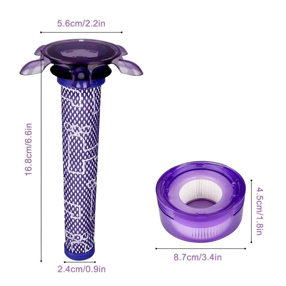Filter Kit for Dyson V7 Advanced SV37 & V8 With Star Pre Filter SV25
