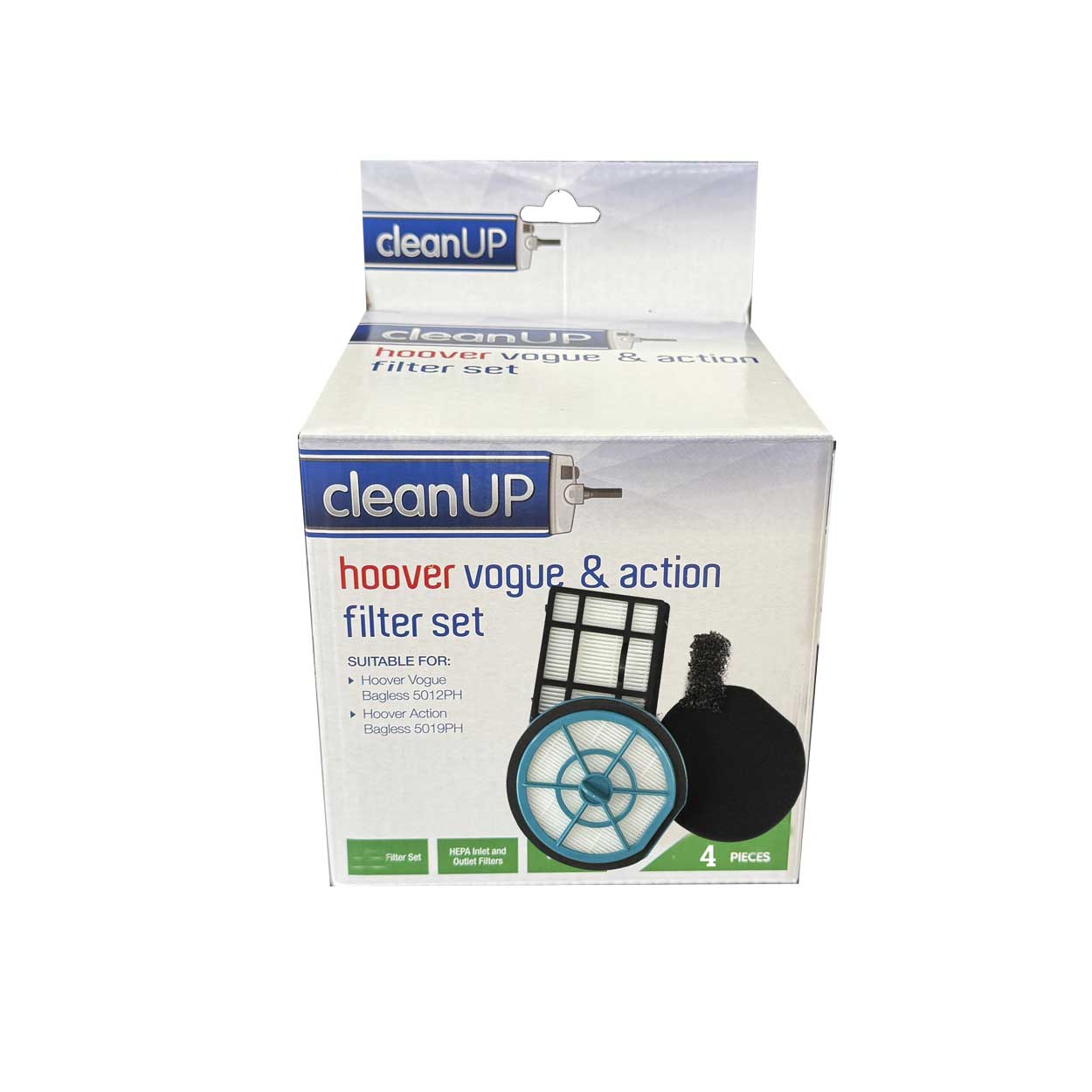 Filter Set for Hoover Vogue Bagless Vacuum Cleaner 5012ph,5015ph,5017ph,5019ph