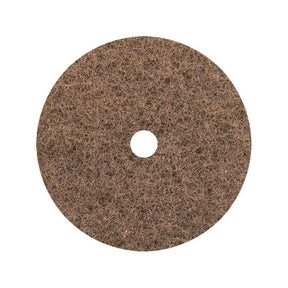 Brown regular speed floor stripping pad for heavy-duty restoration