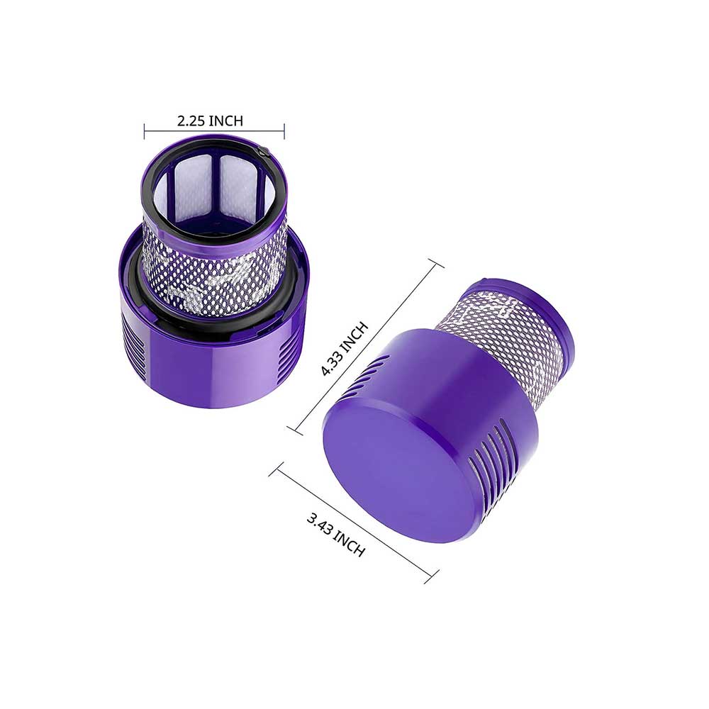 2 x HEPA Filters for Dyson V10 Vacuum Cleaners