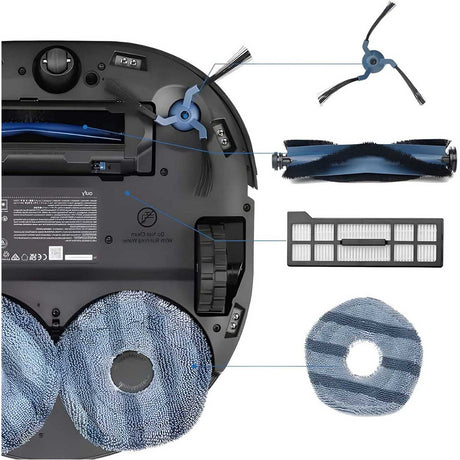 Replacement roller and side brushes for eufy RoboVac X10 Pro Omni