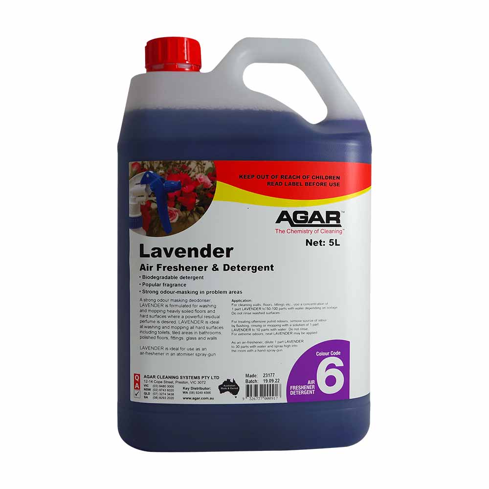 Agar Lavender Biodegradable Detergent & Air Freshener 5L