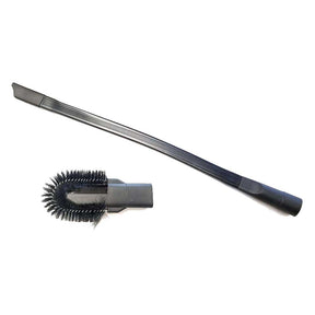 75cm long flexible crevice tool with removable radiator brush for universal vacuum cleaners.