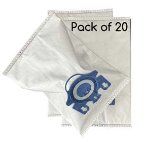20 pack of compatible Miele GN synthetic vacuum bags