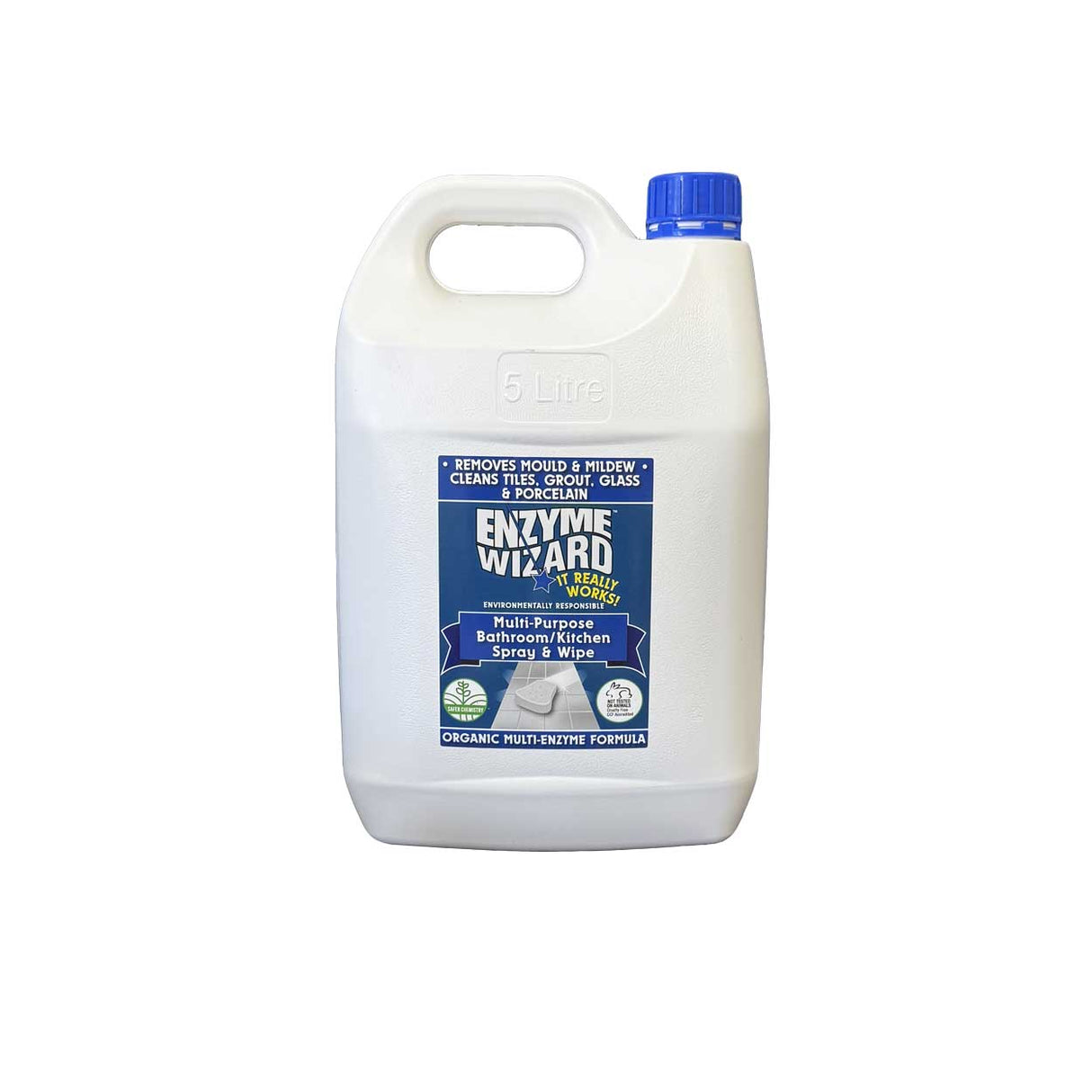 Multi Purpose Bathroom & Kitchen Spray Enzyme Wizard 5Lt