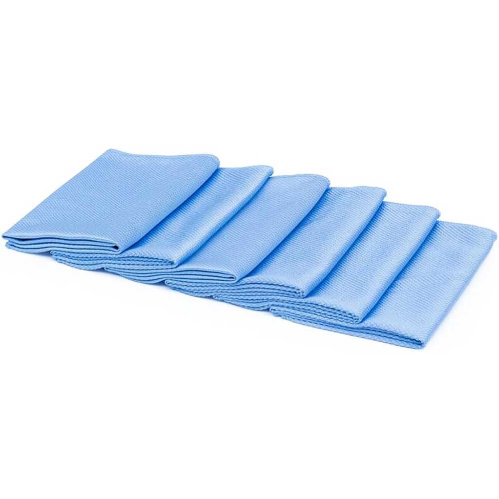 Microfiber Glass Mirror Cloth Diamond Weave Lint Free