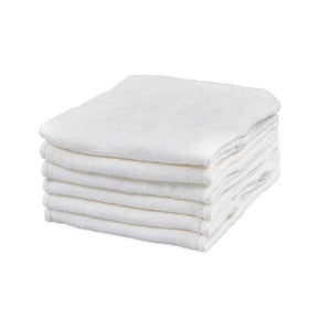 Soft toweling nappies for professional glass cleaning