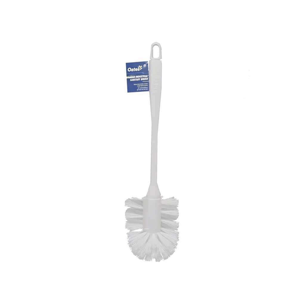 Oates Large Toilet Industrial Sanitary Brush for Heavy Duty Toilet Cleaning