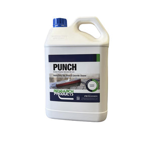 Heavy duty floor cleaner for tiles, concrete and stone. Penetrates pores and grout to remove grease, grime and built up soil in commercial settings.