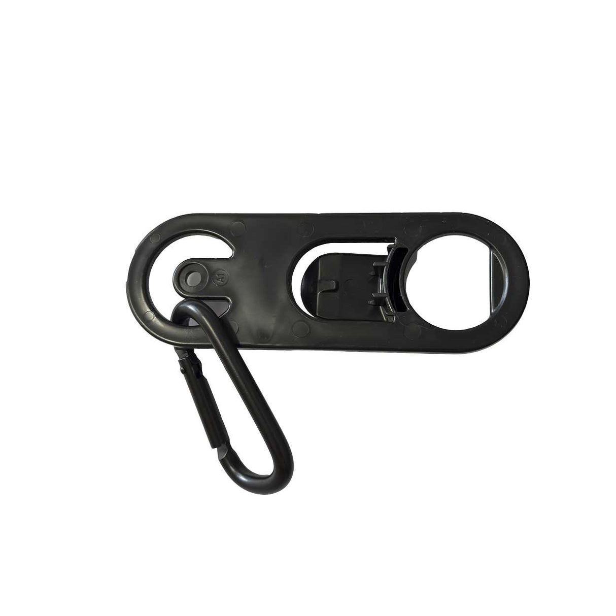 Pacvac COR004 plastic lead restraint with aluminium carabiner for backpack vacuum cleaners.
