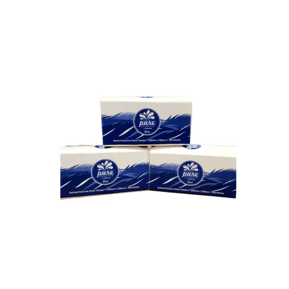 Premium Quilted Slimfold Slimline Hand Towels 4000 sheets per carton