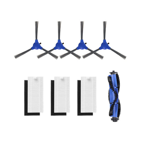 Replacement roller and side brushes for Eufy RoboVac 11S–35C models
