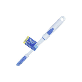 Heavy duty stiff bristle brush for commercial tile cleaning
