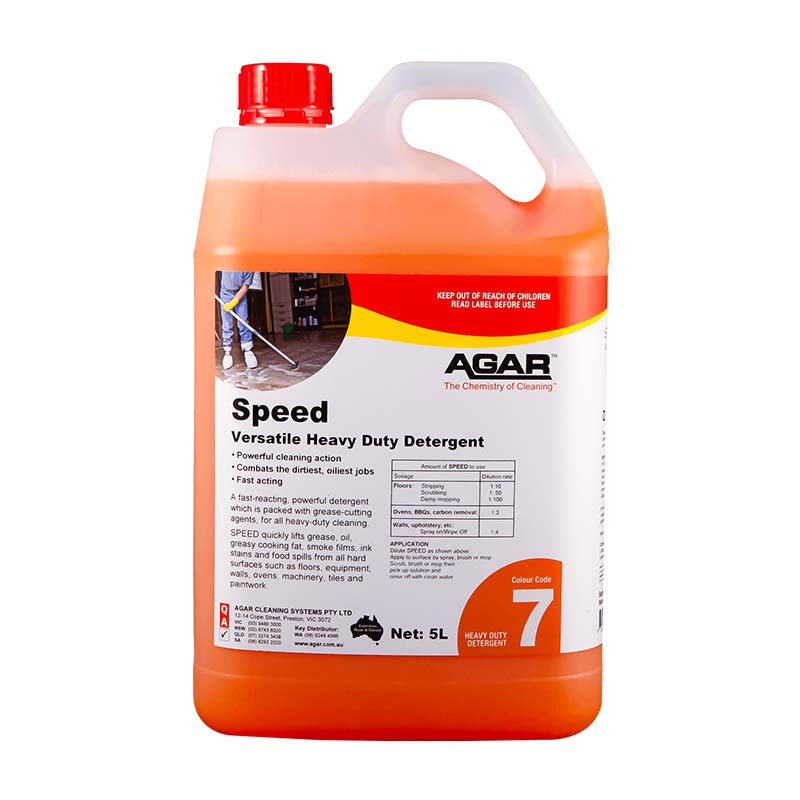 Agar Speed Concentrated Hard Surface Cleaner - Degreaser 5L