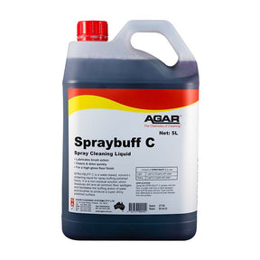 Spray buffing high gloss floor finish liquid