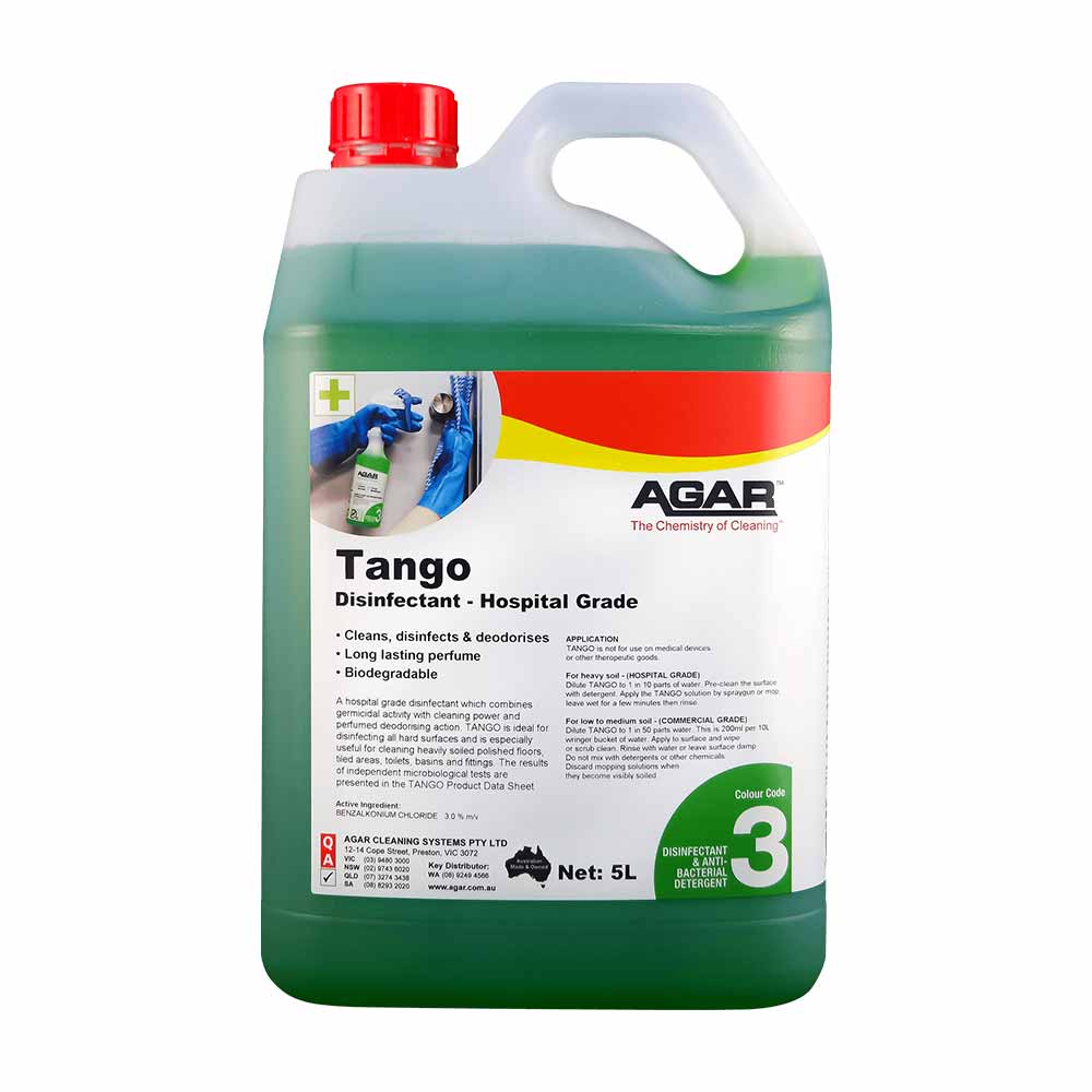 Agar Tango Hospital Grade Disinfectant Cleaner 5Lt