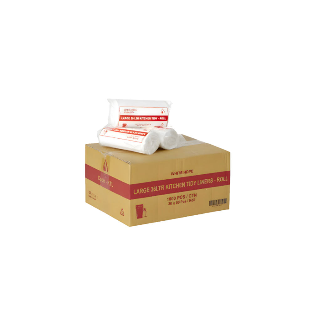 Tidy Garbage Bin Liners Large 36 Ltr 1000 box